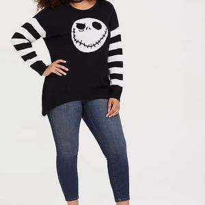 Torrid Jack the Skeleton Sweater